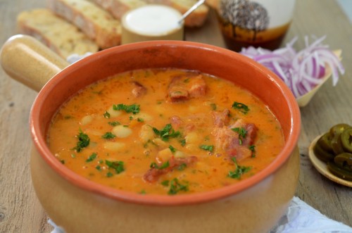 erdélyi fejtettbab leves